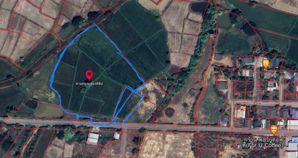 For SaleLandLampang : Land for sale, 7.2 rai, Lampang, Pong Saen Thong, suitable for a villa or resort 🔥🔥