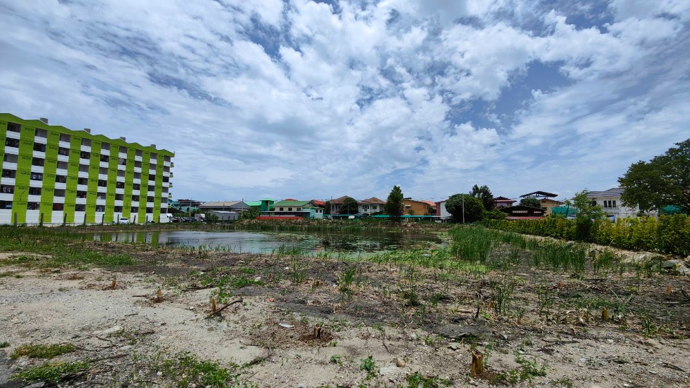 For SaleLandSamut Prakan,Samrong : Land for sale, 1 rai, Soi Bang Pla 73, Thepharak Road, Bang Pla, Bang Phli, Samut Prakan.