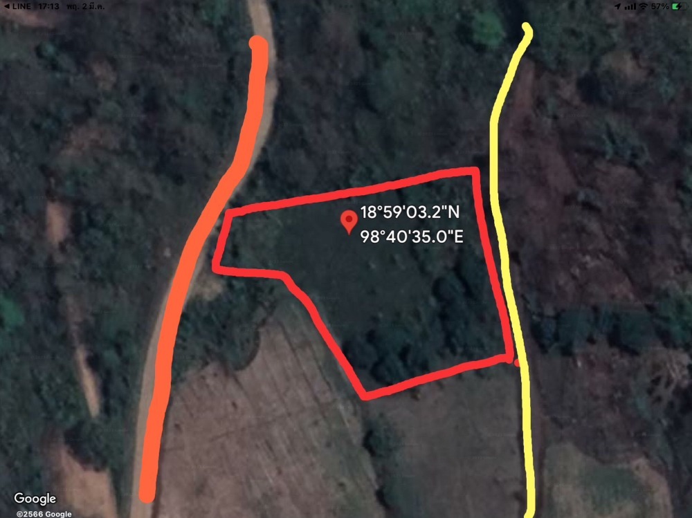 ขายที่ดินเชียงใหม่ : ขายที่ดินสวนอะโวคาโด้พร้อมเก็บผลผลิต(อายุ3-5ปี) + มะยงชิด  ขายถูกมากๆ วิวภูเขาล้อมรอบ ขนาด 273 ตารางวา อ.สะเมิง จ.เชียงใหม่ เพียง 690,000 บาท โทร 0954935293 (จอย) โฉนดครุฑแดง!