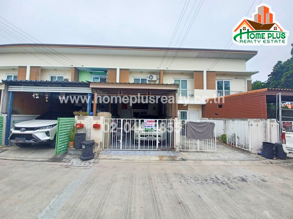 For SaleTownhomePathum Thani,Rangsit, Thammasat : Park Village 4 Project, Sarasas - Ratchaphruek (near S. Sunee Market)
