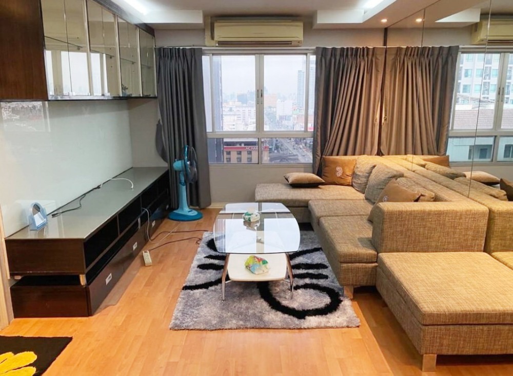 For RentCondoRamkhamhaeng, Hua Mak : LP44233 Lumphini Ville Ramkhamhaeng 44 Area 64 sqm. 2 bedrooms, 14th floor, 17,000 baht 064-959-8900