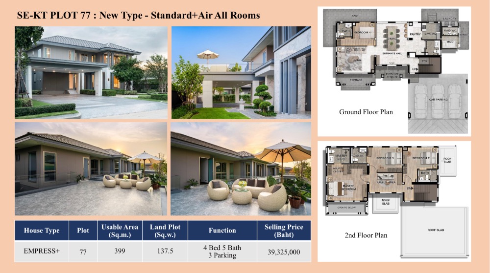 ขายบ้านลาดกระบัง สุวรรณภูมิ : 🔥ขายบ้าน Pre-sale : Perfect Masterpiece Rama9- กรุงเทพกรีฑา 35MB.* 4Bed 5Baht 3Parking โทร.0959415999 (NUT)