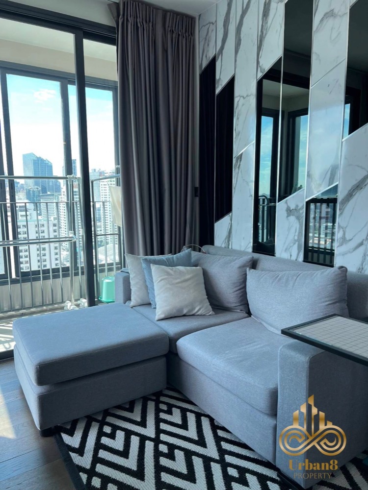 ให้เช่าคอนโดราชเทวี พญาไท : 50 ตร.ม ชั้น 28 Two bedroom เดินไปพารากอน400เมตร BTSพญาไท  ★Private Lift ไอดีโอ คิว สยาม - ราชเทวี