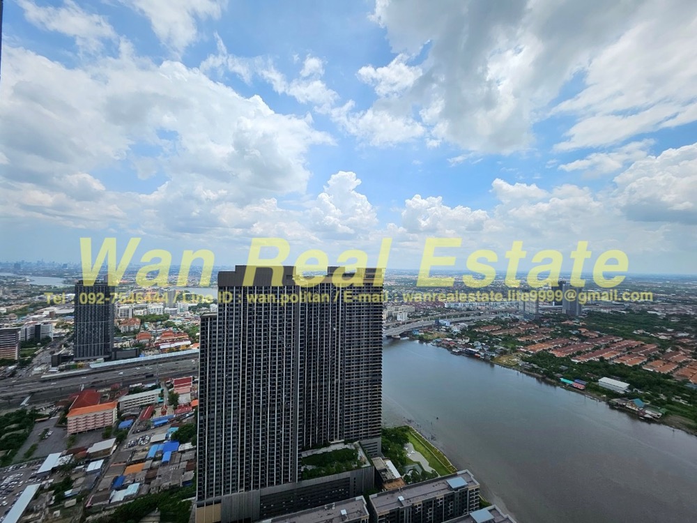 For SaleCondoRattanathibet, Sanambinna : Condo for sale, politan aqua, 59th floor (top floor), size 24 sq m, beautiful position, the project is sold out first.