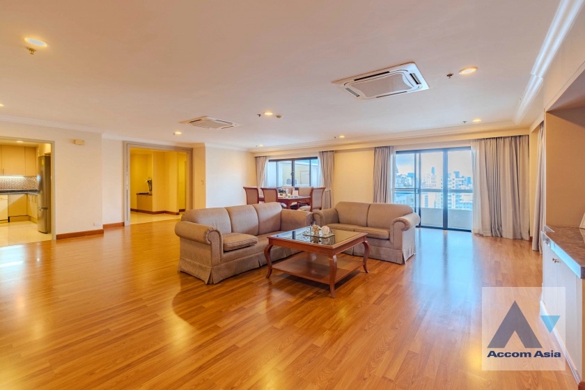 ให้เช่าคอนโดสุขุมวิท อโศก ทองหล่อ : 🔼🔽 AccomA  3 Bedrooms Apartment for Rent in Sukhumvit, Bangkok near BTS Asok - MRT Sukhumvit at Comfortable for Living (AA40585)