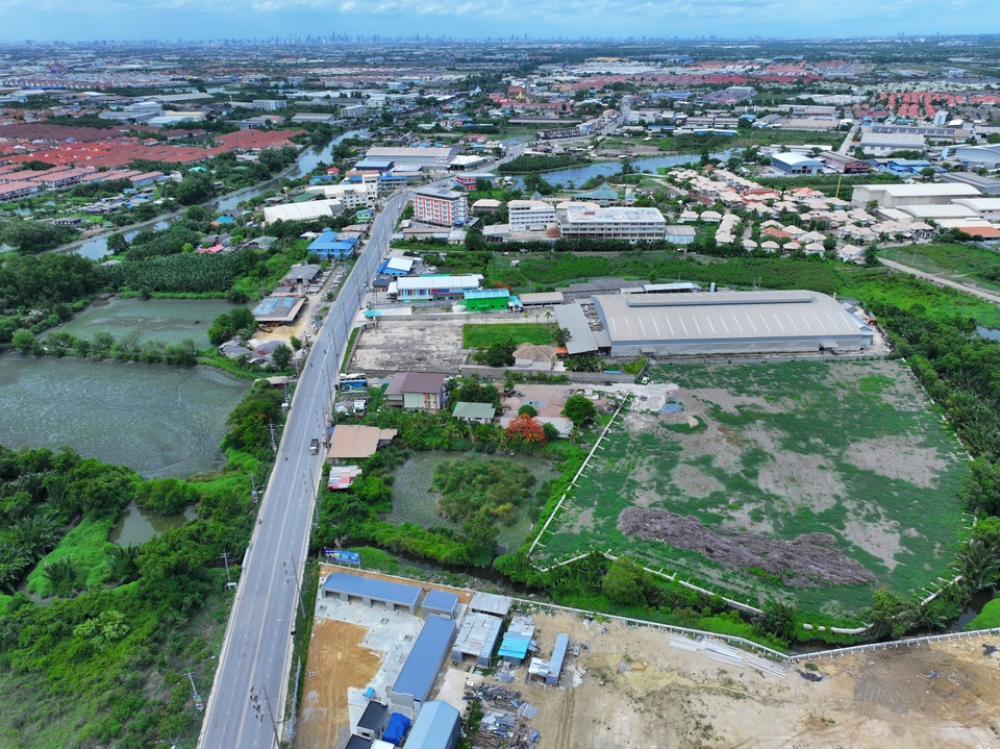 ขายที่ดินสมุทรสงคราม : ขายที่ดินพร้อมสิ่งปลูกสร้าง ติดถนน พระราม 2 เนื้อที่ 21 ไร่ 2 งาน 64 ตารางวา ราคา 150 ล้าน (17,300 ต่อ ตารางวา)