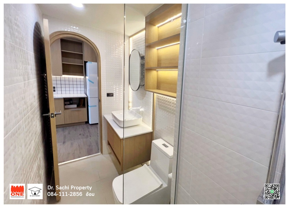 For SaleCondoOnnut, Udomsuk : Condo for sale, IDEO Mix Sukhumvit 103, new built-ins throughout the room, Muji Style, 24.38 sq m, next to BTS Udomsuk 0 meters.