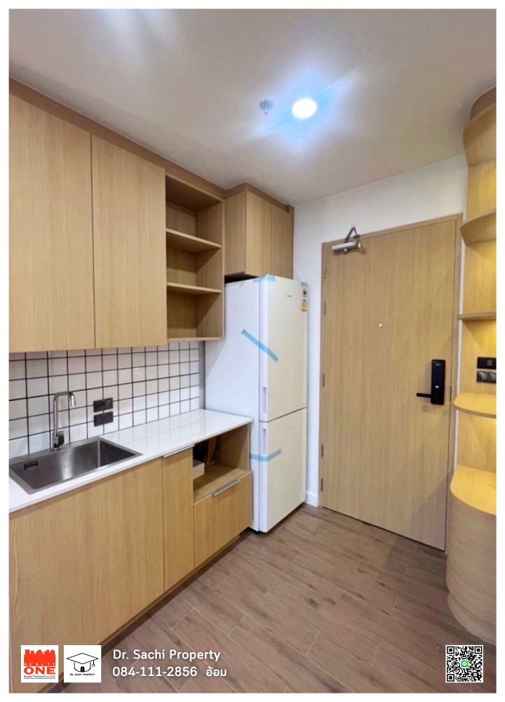 For SaleCondoOnnut, Udomsuk : Condo for sale, IDEO Mix Sukhumvit 103, new built-ins throughout the room, Muji Style, 24.38 sq m, next to BTS Udomsuk 0 meters.
