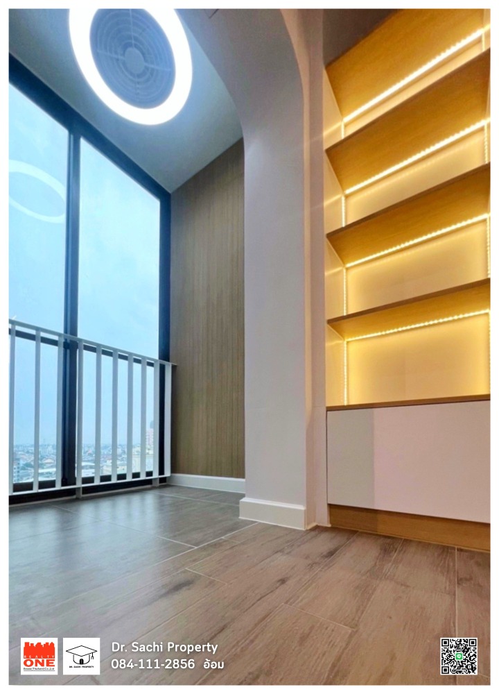 For SaleCondoOnnut, Udomsuk : Condo for sale, IDEO Mix Sukhumvit 103, new built-ins throughout the room, Muji Style, 24.38 sq m, next to BTS Udomsuk 0 meters.