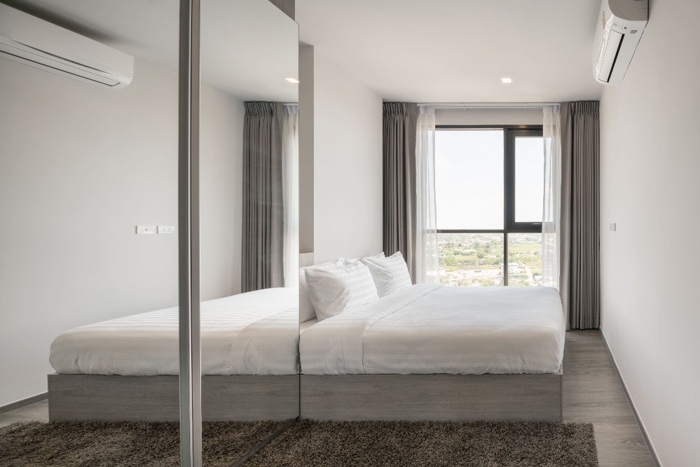 ให้เช่าคอนโดระยอง : 🔥คอนโดให้เช่า ใจกลางเมืองระยอง ติดถนนสุขุมวิท ที่ NOTTING HILL RAYONG 1 Bedroom 26 ตร.ม. ใกล้นิคมมาบตาพุด ระยอง 🔥 (Service residence by Hampton) ✅ รับสัญญาเช่า 6 เดือนขึ้นไป