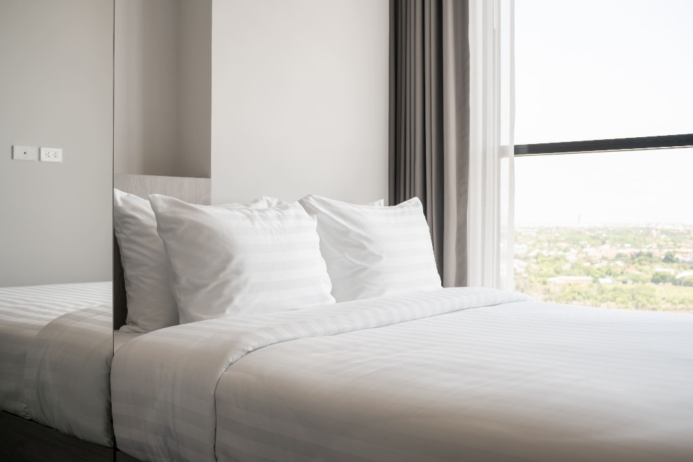 ให้เช่าคอนโดระยอง : 🔥คอนโดให้เช่า ใจกลางเมืองระยอง ติดถนนสุขุมวิท ที่ NOTTING HILL RAYONG 1 Bedroom 26 ตร.ม. ใกล้นิคมมาบตาพุด ระยอง 🔥 (Service residence by Hampton) ✅ รับสัญญาเช่า 6 เดือนขึ้นไป