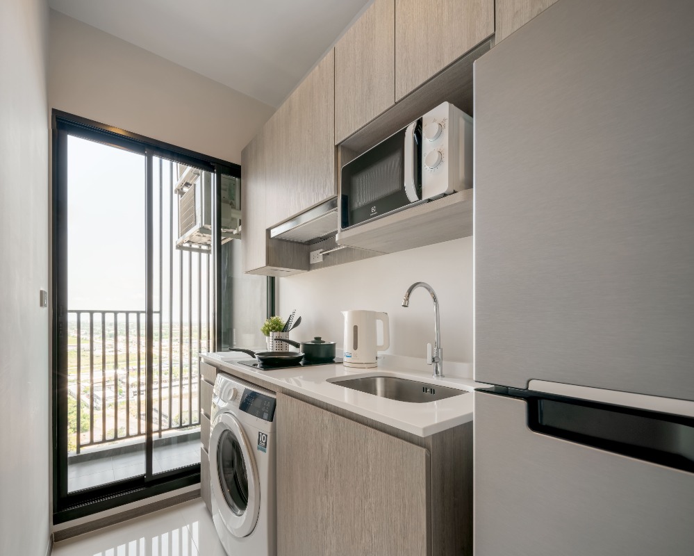 ให้เช่าคอนโดระยอง : 🔥คอนโดให้เช่า ใจกลางเมืองระยอง ติดถนนสุขุมวิท ที่ NOTTING HILL RAYONG 1 Bedroom 26 ตร.ม. ใกล้นิคมมาบตาพุด ระยอง 🔥 (Service residence by Hampton) ✅ รับสัญญาเช่า 6 เดือนขึ้นไป