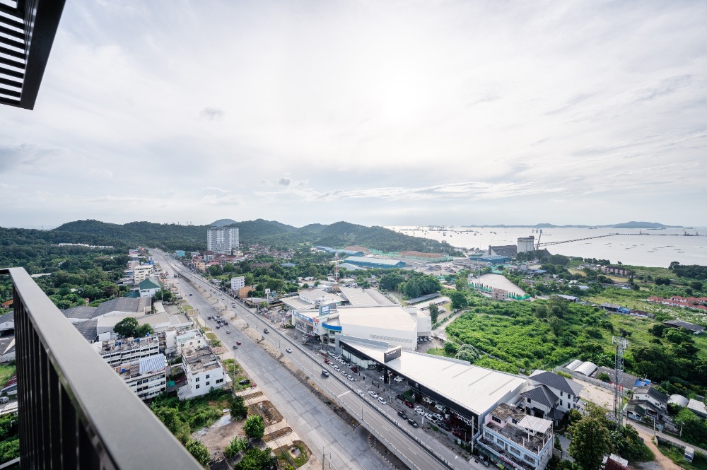 ให้เช่าคอนโดศรีราชา แหลมฉบัง บ้านบึง : 🏖️คอนโดให้เช่า ไนท์บริดจ์ ดิ โอเชี่ยน ศรีราชา 2 ห้องนอน 57 ตรม. (Service residence by Hampton)  ✅รับสัญญาระยะตั้งแต่ 1 เดือนขึ้นไป