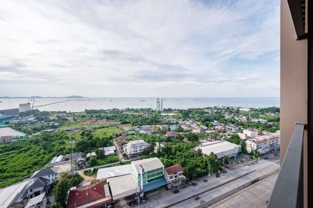 ให้เช่าคอนโดศรีราชา แหลมฉบัง บ้านบึง : 🏖️คอนโดให้เช่า ไนท์บริดจ์ ดิ โอเชี่ยน ศรีราชา 2 ห้องนอน 57 ตรม. (Service residence by Hampton)  ✅รับสัญญาระยะตั้งแต่ 1 เดือนขึ้นไป