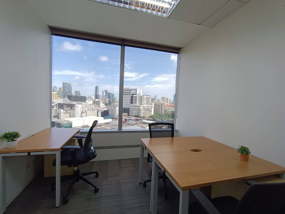 ให้เช่าสำนักงานสยาม จุฬา สามย่าน : ให้เช่า เซอร์วิส ออฟฟิศ Serviced Office พื้นที่สำนักงาน ตกแต่งสวย พร้อมเข้าอยู่ อาคาร สยามพิวรรธน์ ทาวเวอร์ ( Siam Piwat Tower Office Building ) ใกล้รถไฟฟ้า BTSสยาม 4 Workstations ราคาเช่า 35,190 บาท/เดือน ย่านสยาม
