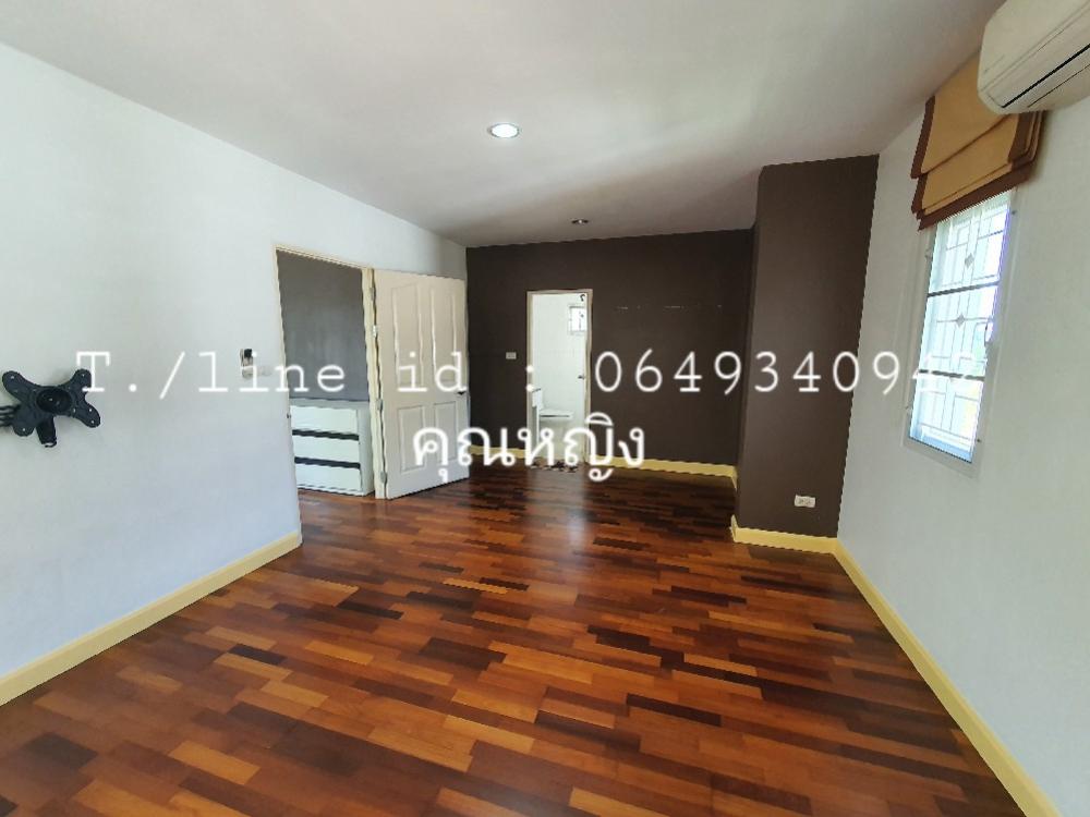 For RentHousePhutthamonthon, Salaya : 🎯 Vacant February 67, large single house for rent, resort style🏕️ on the road along Khlong Thawi Watthana, good community, quiet, shady, suitable for relaxation, only 150 meters from Boromratchonnanee Road.