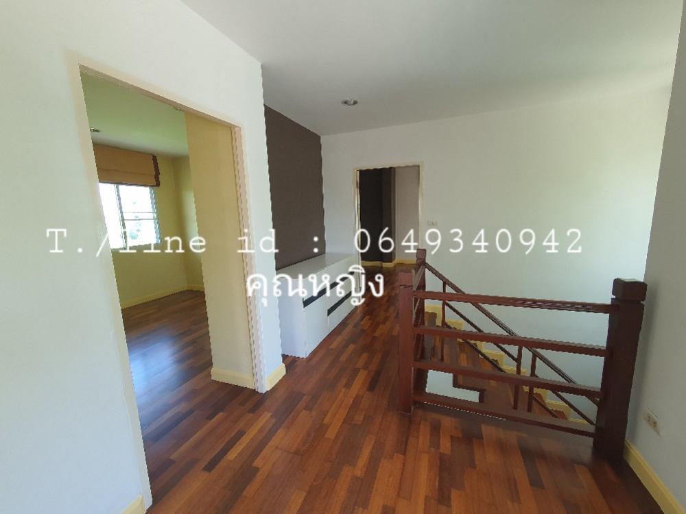 For RentHousePhutthamonthon, Salaya : 🎯 Vacant February 67, large single house for rent, resort style🏕️ on the road along Khlong Thawi Watthana, good community, quiet, shady, suitable for relaxation, only 150 meters from Boromratchonnanee Road.