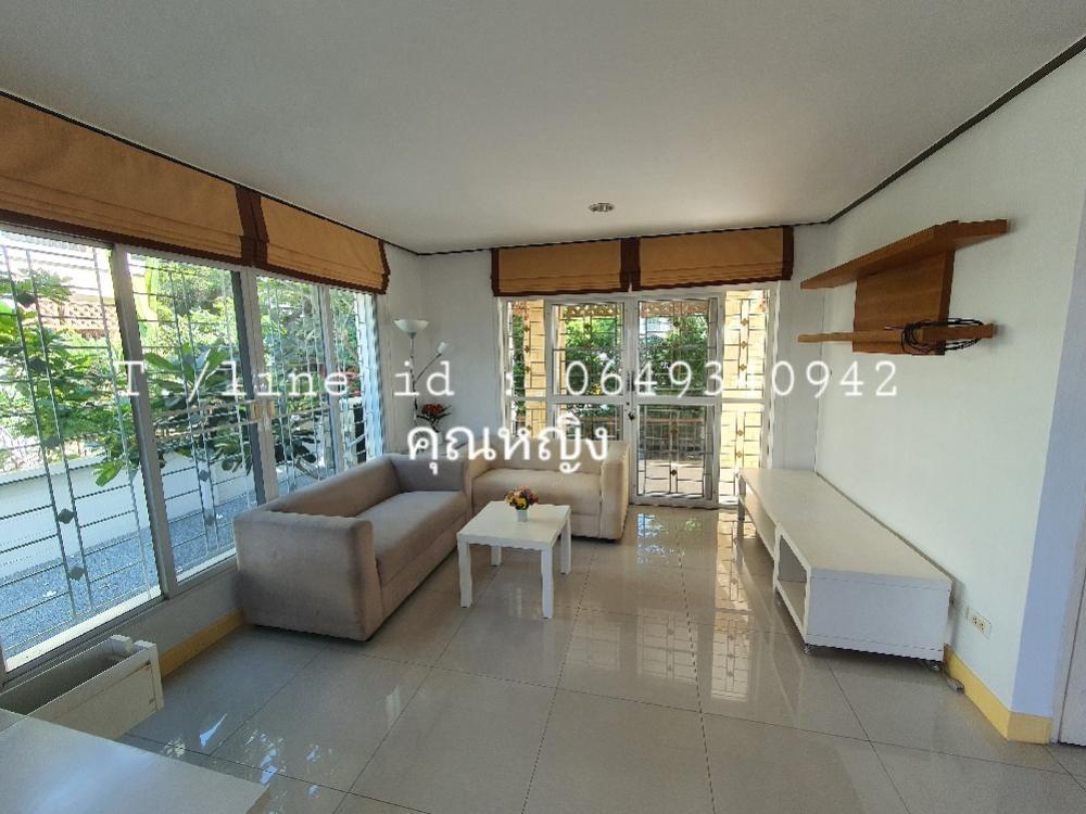 For RentHousePhutthamonthon, Salaya : 🎯 Vacant February 67, large single house for rent, resort style🏕️ on the road along Khlong Thawi Watthana, good community, quiet, shady, suitable for relaxation, only 150 meters from Boromratchonnanee Road.