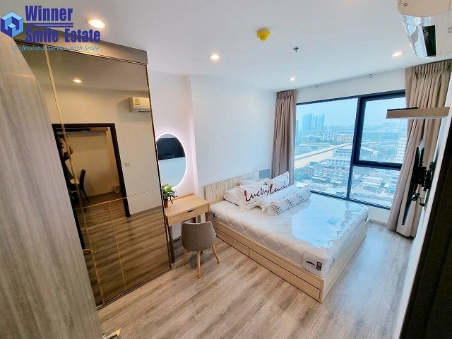 For RentCondoOnnut, Udomsuk : Condo for rent near BTS Udomsuk, IDEO Mobi Sukhumvit 66, fully furnished, ready to move in