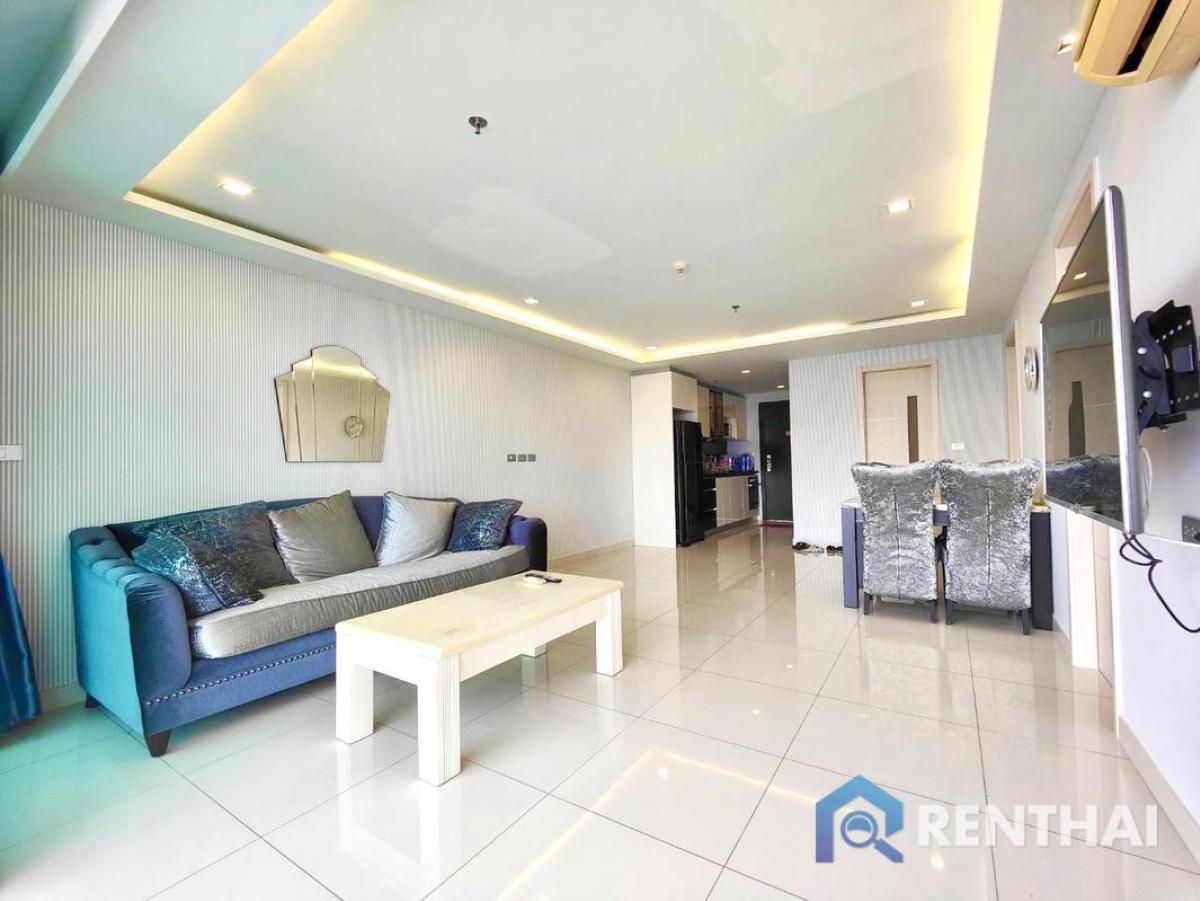 ขายคอนโด : ขายคอนโดวงศ์อามาตย์ 2 ห้องนอน 100 ตร.ว. วิวทะเลชั้นสูง ห้องกว้าง