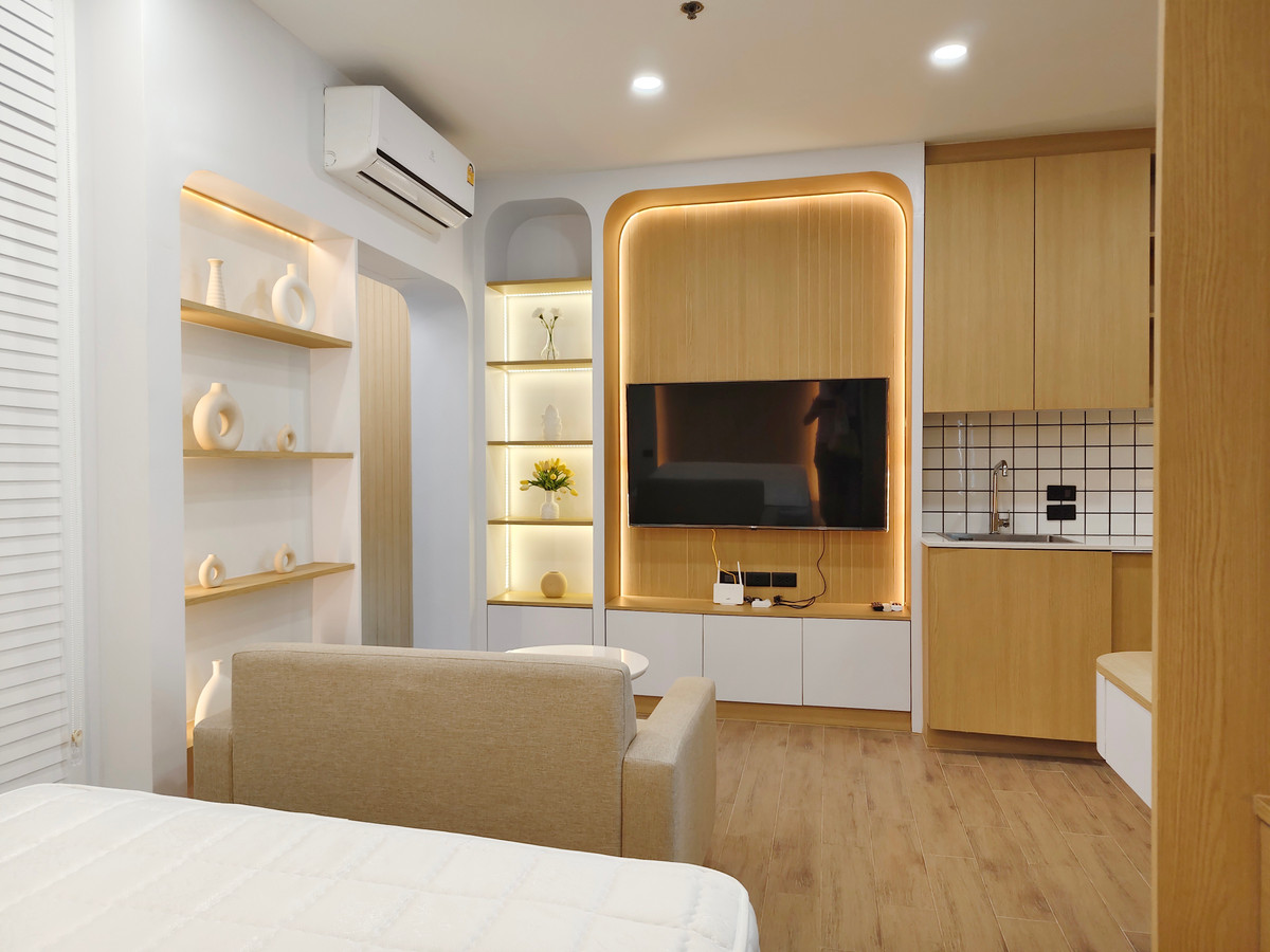 ให้เช่าคอนโดอ่อนนุช อุดมสุข : ให้เช่า IDEO Mix Sukhumvit 103 Muji Style 0 เมตร BTS อุดมสุข เหมาะทำไลฟ์สด !!