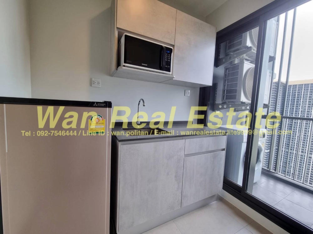 ให้เช่าคอนโดรัตนาธิเบศร์ สนามบินน้ำ พระนั่งเกล้า : ให้เช่าคอนโด politan aqua ชั้น 42 ขนาด 31 ตร.ม. โซนติดแม่น้ำ ครบห้องใหม่พร้อมอยู่