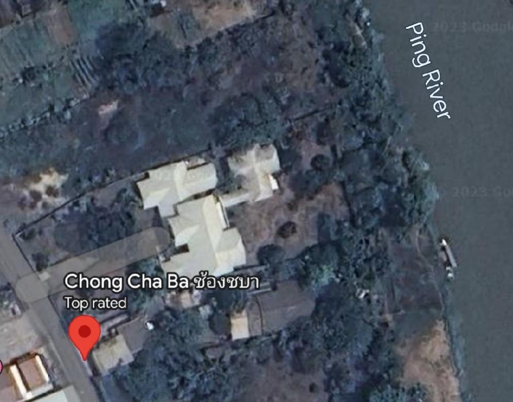 For SaleLandChiang Mai : For Sell‼️The land with houses and cafes next to the Ping River.