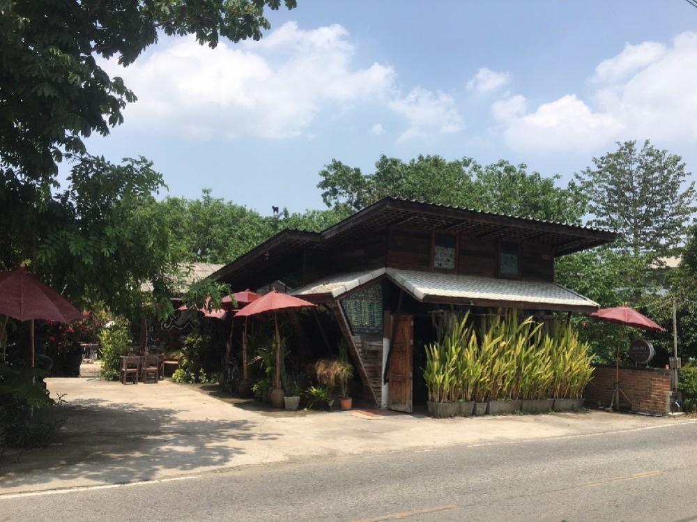 For SaleLandChiang Mai : For Sell‼️The land with houses and cafes next to the Ping River.