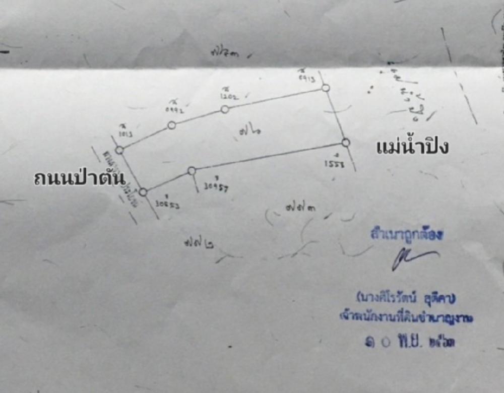 For SaleLandChiang Mai : For Sell‼️The land with houses and cafes next to the Ping River.