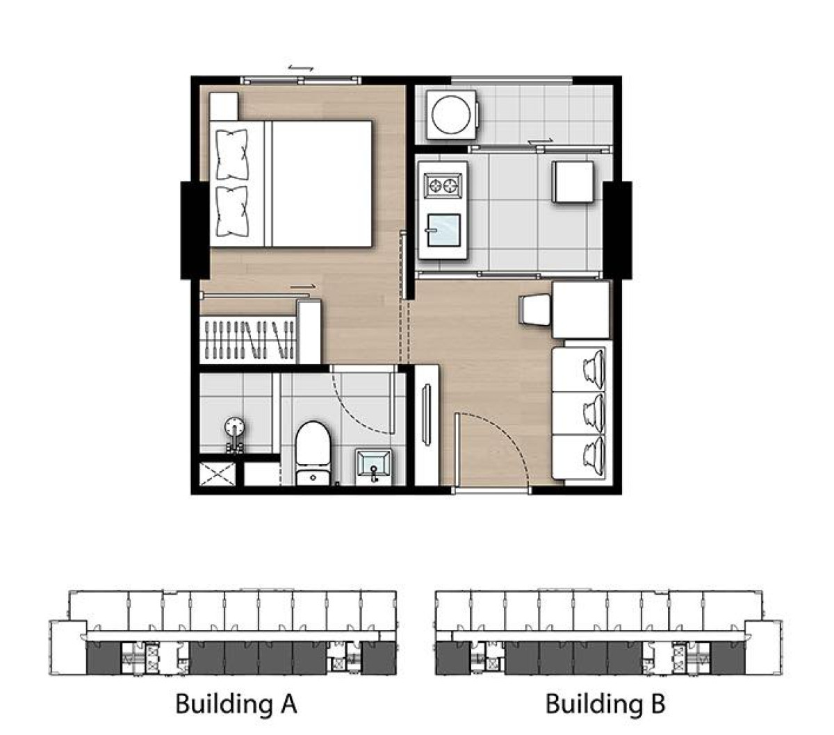 For SaleCondoKasetsart, Ratchayothin : For Sale Condo , Kensington Kaset Campus , BTS-Bang Bua , Lat Yao , Chatuchak , Bangkok , CX-147606