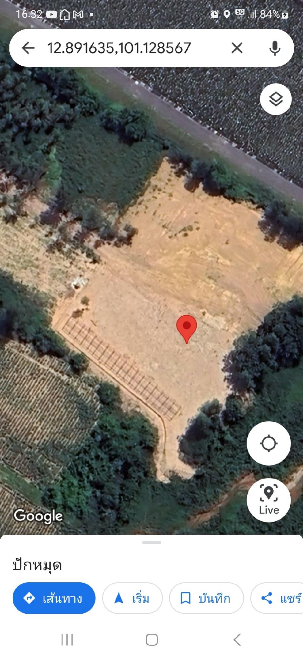 For SaleLandRayong : Land for sale, Rayong, 6 rai, purple-white, request Factory License 4, suitable for building a factory, warehouse, 0945169999