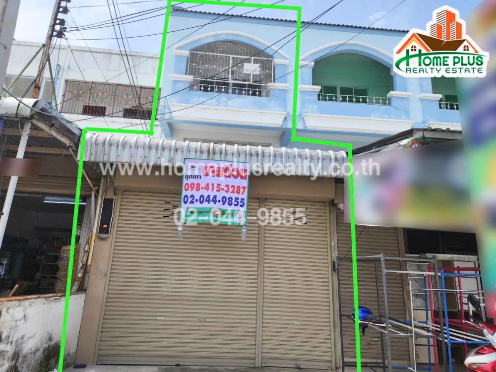 For SaleShop HouseLop Buri : 3-storey commercial building, Dee Lang Subdistrict, Phatthana Nikhom District, Lopburi (near Charoensap Market)