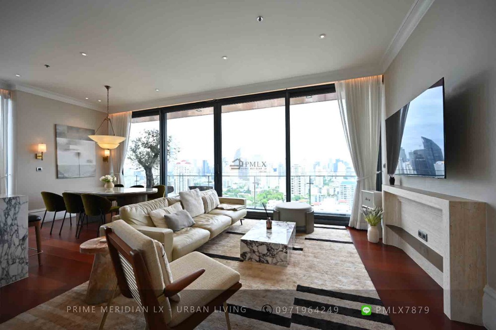 For RentCondoSukhumvit, Asoke, Thonglor : Khun By Yoo - Super Luxury 3 Bedroom Corner Unit / Beautifully Furnished / Along Thonglor Road
