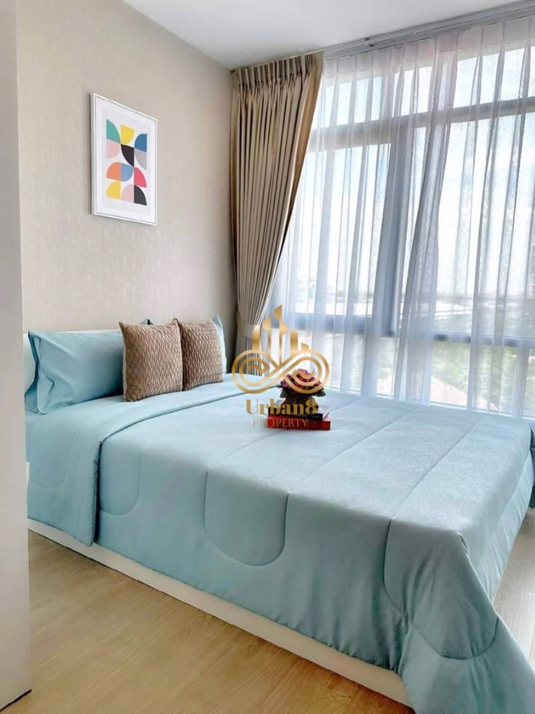 For RentCondoBang Sue, Wong Sawang, Tao Pun : Metro Sky Prachachuen: 28sq m, 7th floor (One bedroom), full Furniture and electrical appliances, Close to Purples MRT Line Skytrain
