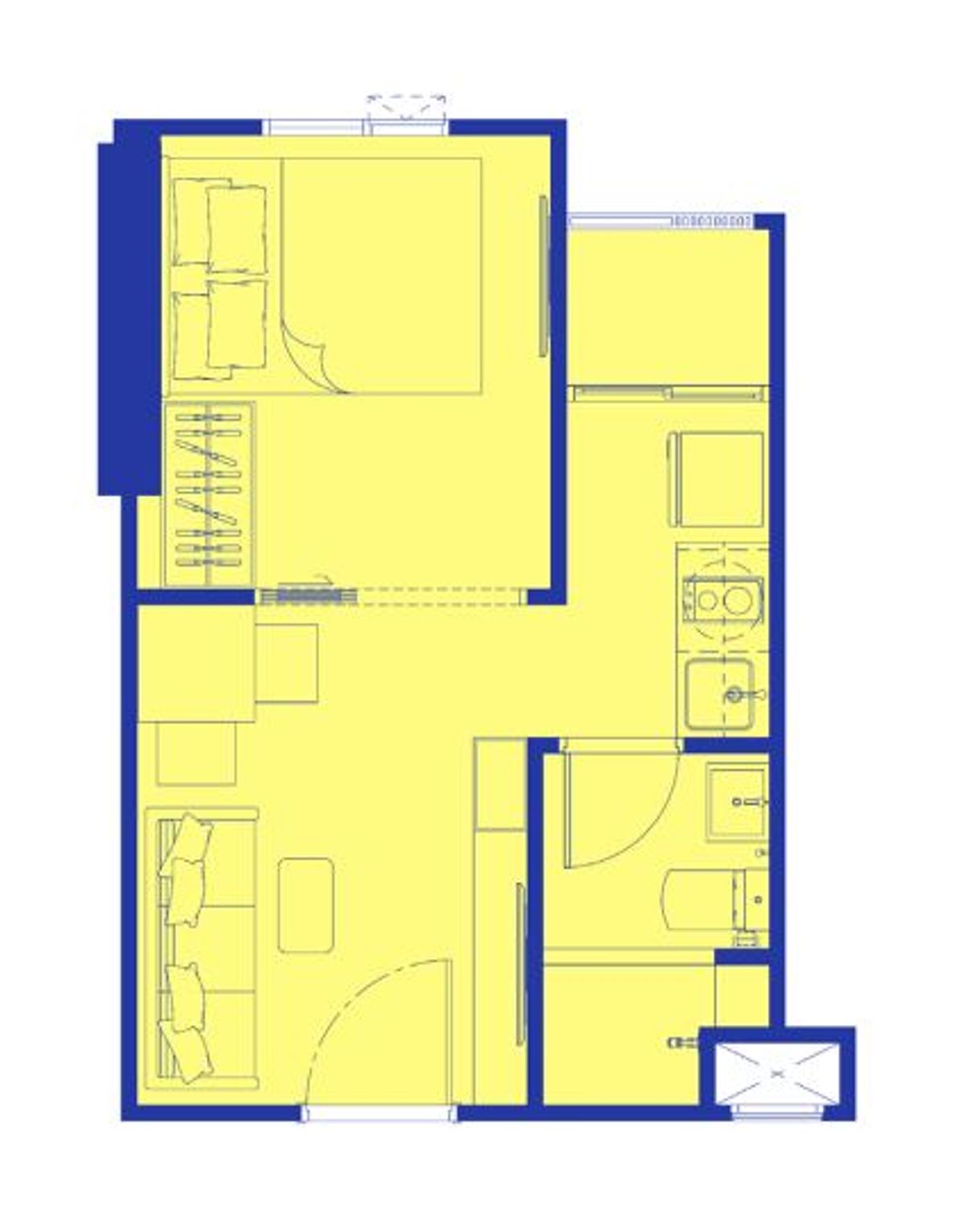 ขายดาวน์คอนโดนนทบุรี บางใหญ่ บางบัวทอง : ขายเท่าทุน เจ้าของขายเอง  ชั้น 8  ชั้นเดียวกับสระว่ายน้ำ และชั้น 6 ห้องตำแหน่งเทพสุดของโครงการ วิวสวน โล่งๆ ระเบียงทิศเหนือ หัวนอนตะวันออก