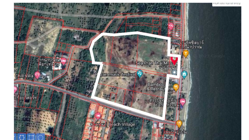 ขายที่ดินหัวหิน ประจวบคีรีขันธ์ : 🏖️ ขายที่สวย ริมทะเล ผืนใหญ่ 48 ไร่ 3 งาน 59.40 ตร.ว. ปราณบุรี,ประจวบคีรีขันธ์