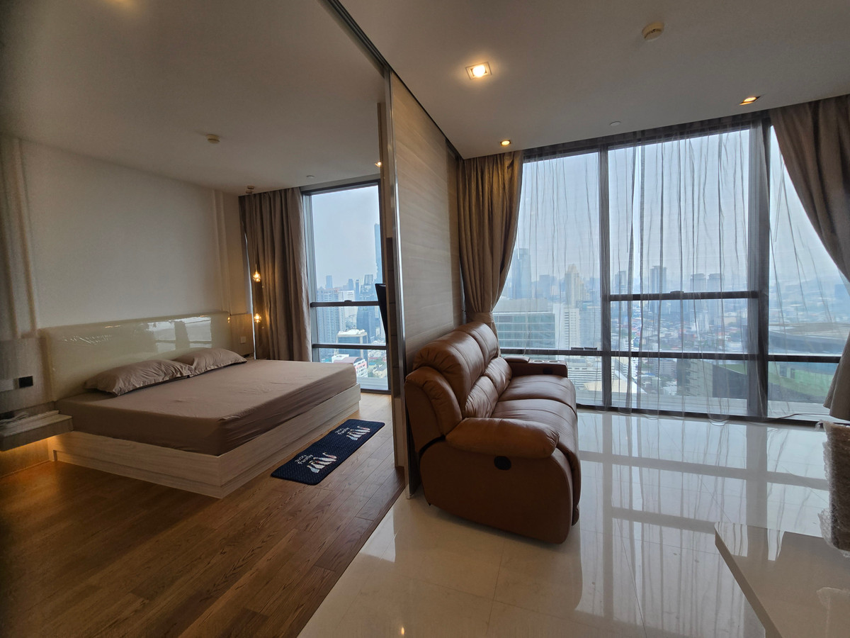 For SaleCondoSathorn, Narathiwat : Luxury condo for sale in the heart of Sathorn, The Bangkok Sathorn, 38th floor, private lift, good view