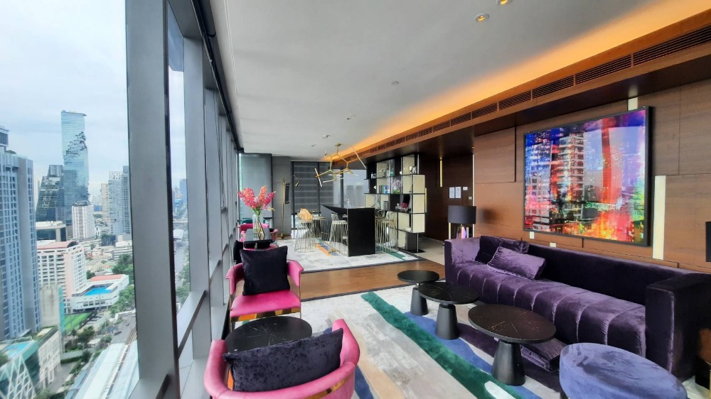 For SaleCondoSathorn, Narathiwat : Luxury condo for sale in the heart of Sathorn, The Bangkok Sathorn, 38th floor, private lift, good view