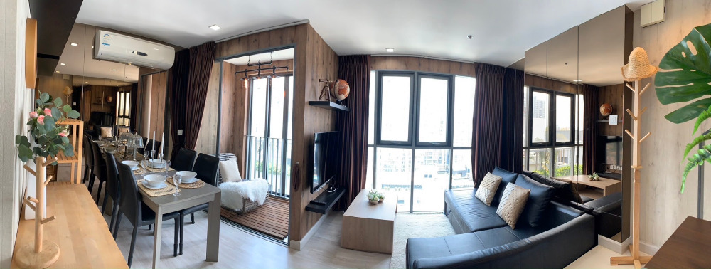 For SaleCondoOnnut, Udomsuk : For sale and rent at a huge loss, price reduced by a million!! Ideo mobi Sukhumvit BTS On Nut 2 bedrooms, 2 bathrooms, Duplex