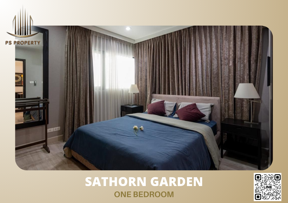 ให้เช่าคอนโดสาทร นราธิวาส : ให้เช่าคอนโด✨ Sathorn Garden (สาธร การ์เด้นส์)✨ ใจกลางเมืองย่านสาธร ส่วนกลางดีมาก ห้้องสวย วิวเมือง ตกแต่งพร้อมเข้าอยู่ 🚆ใกล้ BTS ศาลาแดง