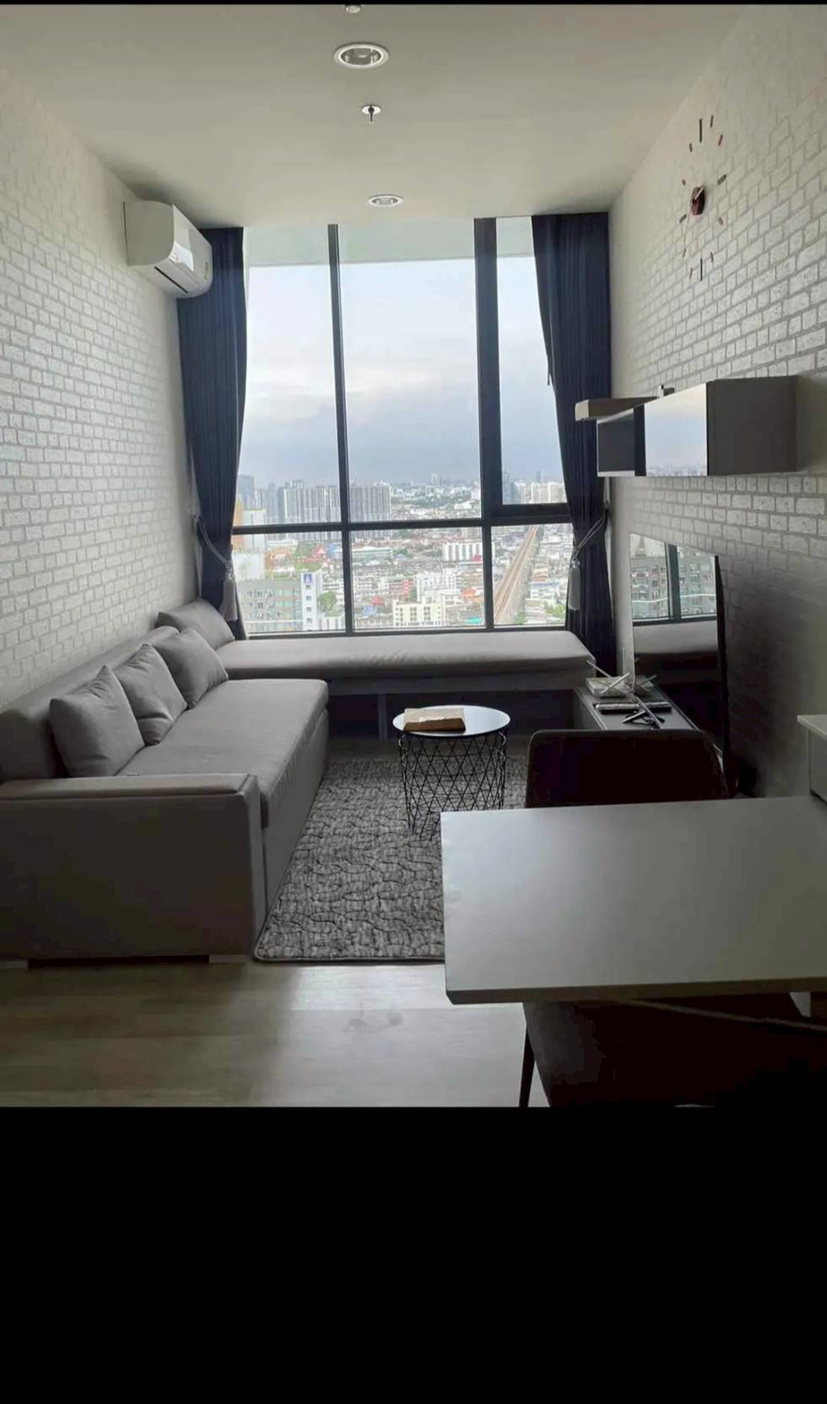 For RentCondoBang Sue, Wong Sawang, Tao Pun : Niche Pride Taopoon: 32sq m, 30th floor ,Easy to travel by MRT Taopoon★ Tv55”, free internet, full furnished and Electrical Appliance.