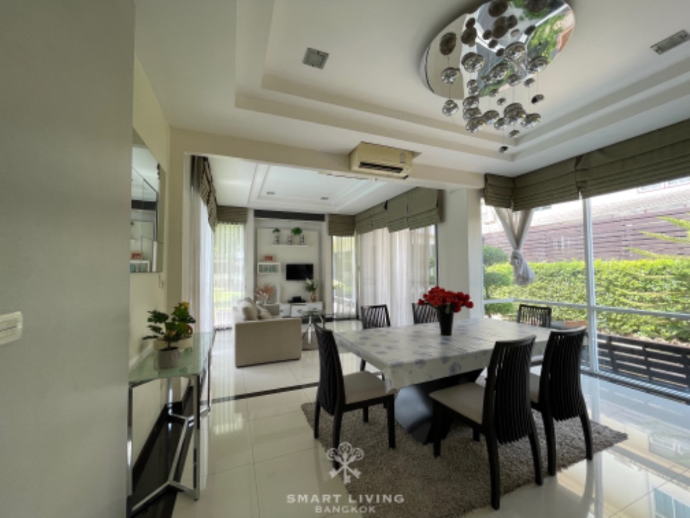 ขายบ้านนวมินทร์ รามอินทรา : 📢👇ขายบ้านหรู พร้อมผู้เช่าสัญญาสิ้นสุด ธันวาคม 2569 สระว่ายน้ำส่วนตัว พื้นที่กว้างขวาง ตกแต่งแบบ Modern โปร่ง สบาย บ้านเลขที่เป็นมงคล