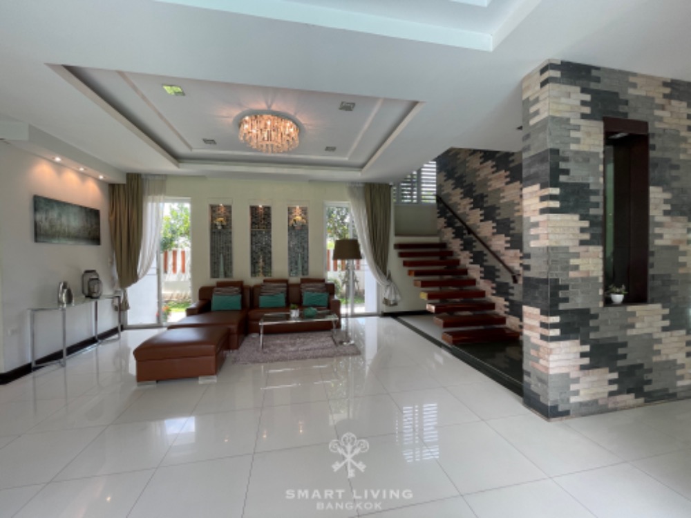 ขายบ้านนวมินทร์ รามอินทรา : 📢👇ขายบ้านหรู พร้อมผู้เช่าสัญญาสิ้นสุด ธันวาคม 2569 สระว่ายน้ำส่วนตัว พื้นที่กว้างขวาง ตกแต่งแบบ Modern โปร่ง สบาย บ้านเลขที่เป็นมงคล