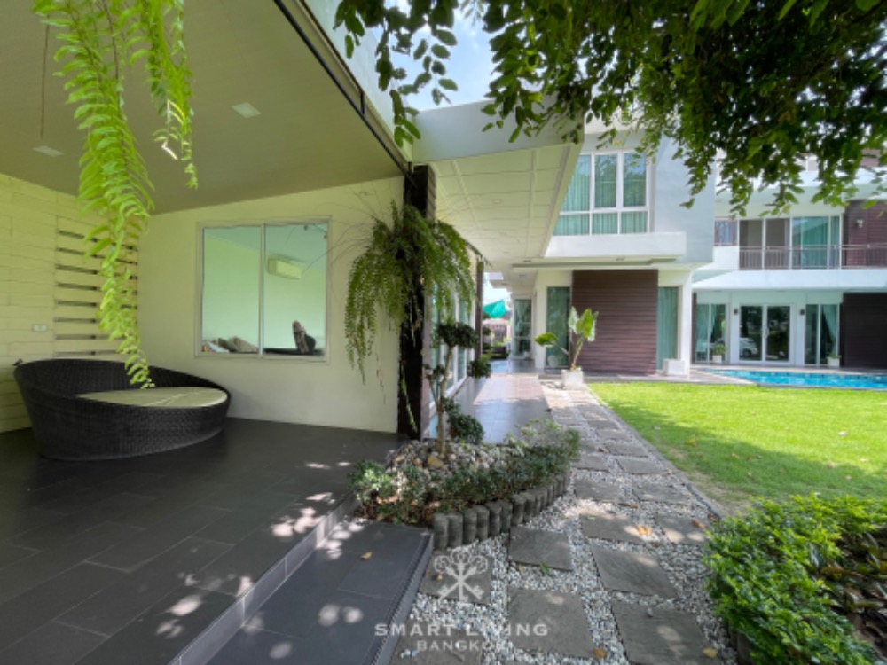 ขายบ้านนวมินทร์ รามอินทรา : 📢👇ขายบ้านหรู พร้อมผู้เช่าสัญญาสิ้นสุด ธันวาคม 2569 สระว่ายน้ำส่วนตัว พื้นที่กว้างขวาง ตกแต่งแบบ Modern โปร่ง สบาย บ้านเลขที่เป็นมงคล