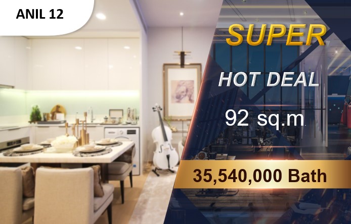 For SaleCondoSathorn, Narathiwat : HOT !! Big room 2 bed 2 bath 92 sq m. 35.54 million baht ++ Anil 12 ++ Tell&Line : 0939256422