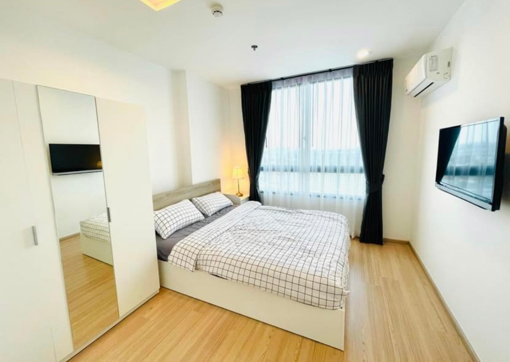 For RentCondoOnnut, Udomsuk : 🍀For rent🍀Artemis Sukhumvit 77, large room, size 37 sq m, 27th floor, complete with electrical appliances and furniture. Ready to move in