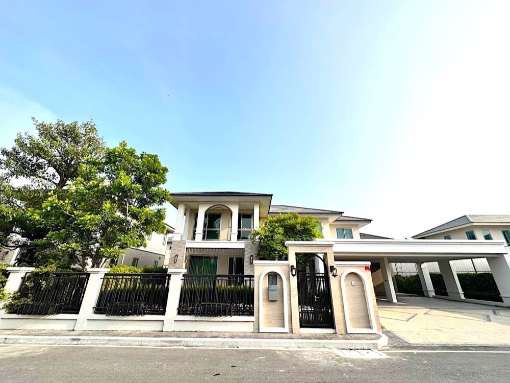 For RentHouseLadkrabang, Suwannaphum Airport : Perfect Place Sukhumvit 77-Suvarnabhumi : A fully decorated two-story detached house ready for immediate occupan