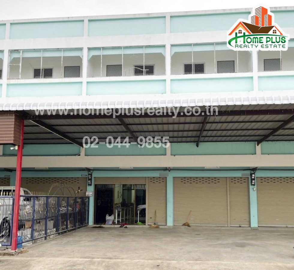 For SaleShop HouseSuphan Buri : 3-storey commercial building, Malai Man Road, U Thong District, Suphan Buri (near U Thong Market)
