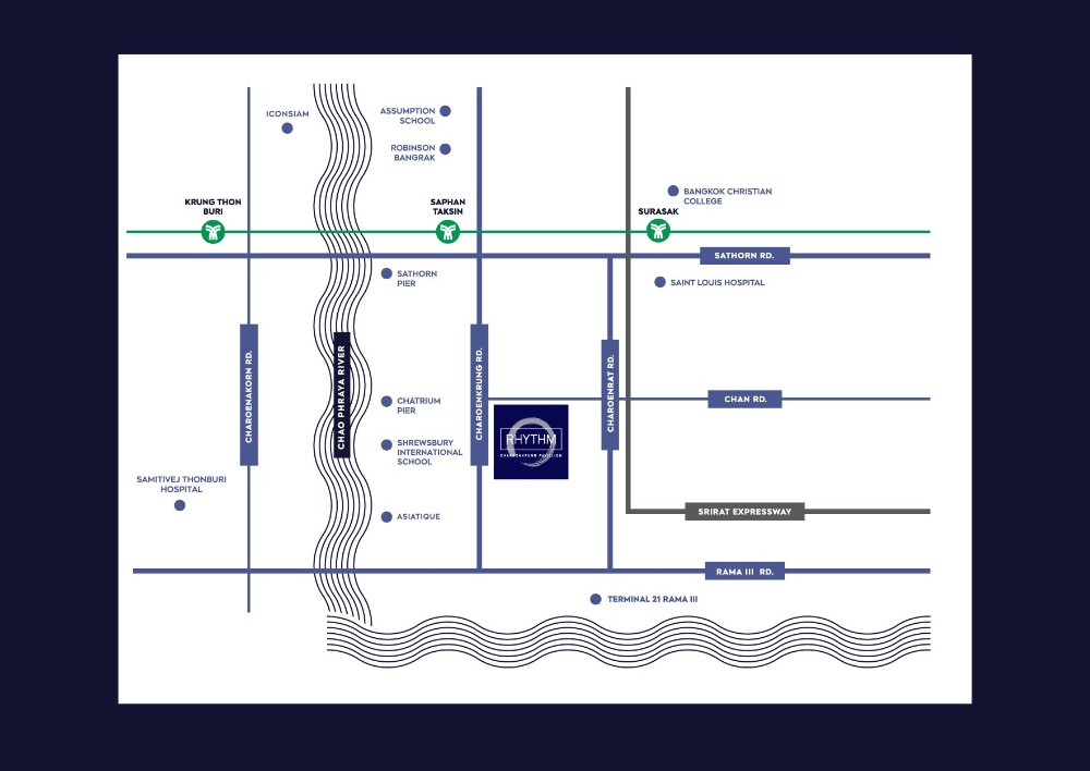 ขายคอนโดสาทร นราธิวาส : 🔥ขายห้องใหญ่ 3Bed 3Baht 135 sqm. 24.35ลบ.* @Rhythm เจริญกรุง พาวิลเลี่ยน โทร 0959415999