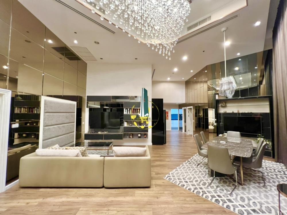 ให้เช่าคอนโดพระราม 9 เพชรบุรีตัดใหม่ RCA : FOR RENT Luxury Penthouse Belle Grand Rama 9 / 120sqm 2 bedroom 2 bathroom Hight floor Plz contact to visit